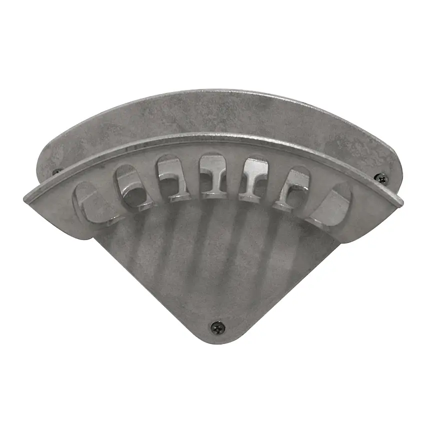 Wandschlauch- & Kabelhalter aus Aluguss | Größe 2 | HxBxT 20x27x11cm | Aluminium