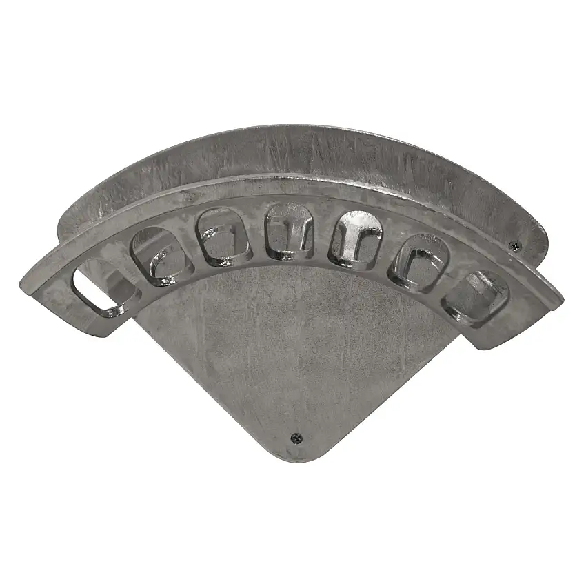 Wandschlauch- & Kabelhalter aus Aluguss | Größe 3 | HxBxT 25,5x35x14,5cm | Aluminium