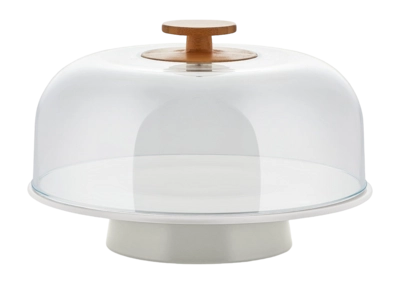 Tortenplatte Alessi Mattina Warm Grey