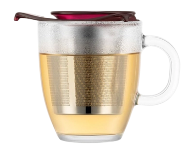 Teeglas Bodum Yoyo mit Filter 350 ml