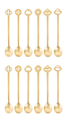 Teelöffel Sambonet Living PVD Oriental (12er-Set)