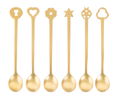 Teelöffel Sambonet Living PVD Portafort (6er-Set)