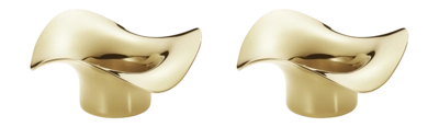 Teelichthalter Georg Jensen Cobra Gold (2er-Set)