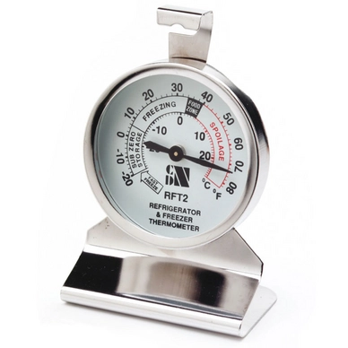Kühl- und Gefrierschrankthermometer CDN Silber