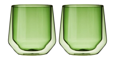 Tumbler Viski Aurora Green 266 ml (2er-Set)
