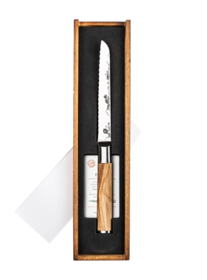 Allzweckmesser Forged Olive Geriffelt