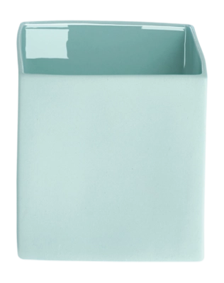 Vase ASA Selection Cube Blue Planter Aqua Aqua 6 cm