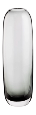 Vase Bolia Una Smoke Grey Glass 9 x 29 cm