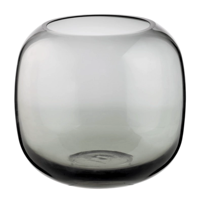 Vase Bolia UnaSmoke Grey Glass 16 x 14,5 cm