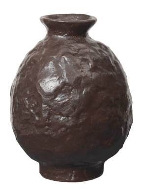 Vase Ferm Living Doro Coffee 16 cm