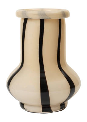 Vase Ferm Living Riban Cream 24 cm