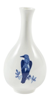 Vase POLSPOTTEN x Rijksmuseum Small Bird Blue 17 cm