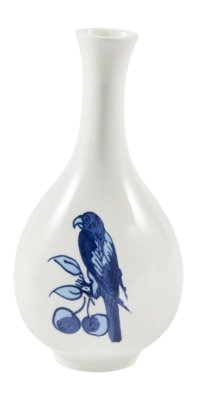 Vase POLSPOTTEN x Rijksmuseum Small Bird Green 17 cm