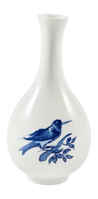 Vase POLSPOTTEN x Rijksmuseum Small Bird Orange 17 cm