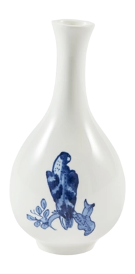 Vase POLSPOTTEN x Rijksmuseum Small Bird Yellow 17 cm