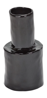 Vase Serax 03 Héléna Marie Black 7,5 x 14 cm