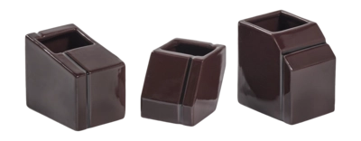 Vase Serax Mini Silos Burgundy (3er-Set)