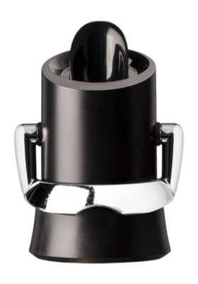 Champagner Saver Vacu Vin Schwarz