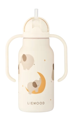Wasserflasche Liewood Kimmie Elephant / Creme De La Creme 250 ml