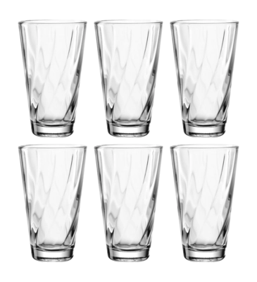 Wasserglas Leonardo Twist 300 ml (6er-Set)