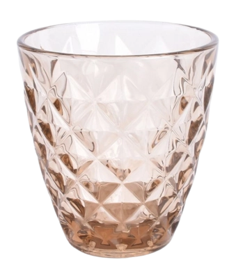 Wasserglas Salt & Pepper Prisma Oker 220 ml (4er-Set)