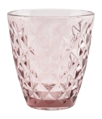 Wasserglas Salt & Pepper Prisma Rosa 220 ml (4er-Set)