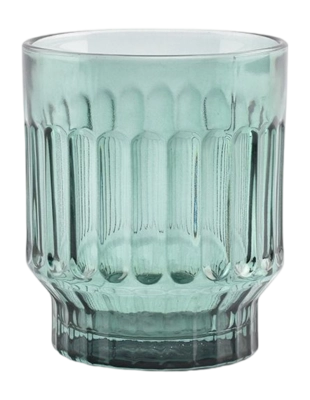 Wasserglas Salt & Pepper Tone Türkis 300 ml (4er-Set)
