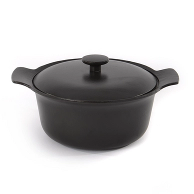 Kochtopf BergHOFF Ron Line mit Deckel Gusseisen Schwarz 24 cm