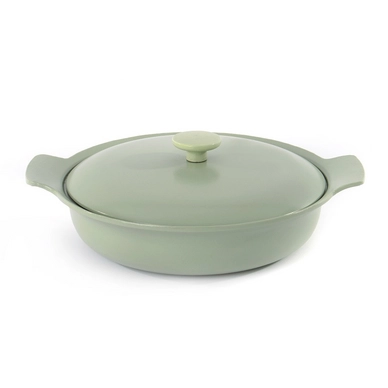 Schmorbratpfanne Mit Deckel Gusseisen Ron Line Grün 28 cm