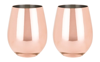 Weinglas Viski Stemless Copper 532 ml (2er-Set)