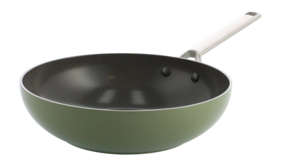 Wok BK Sublime Olive Green mit Keramischer Antihaftbeschichtung 28 cm