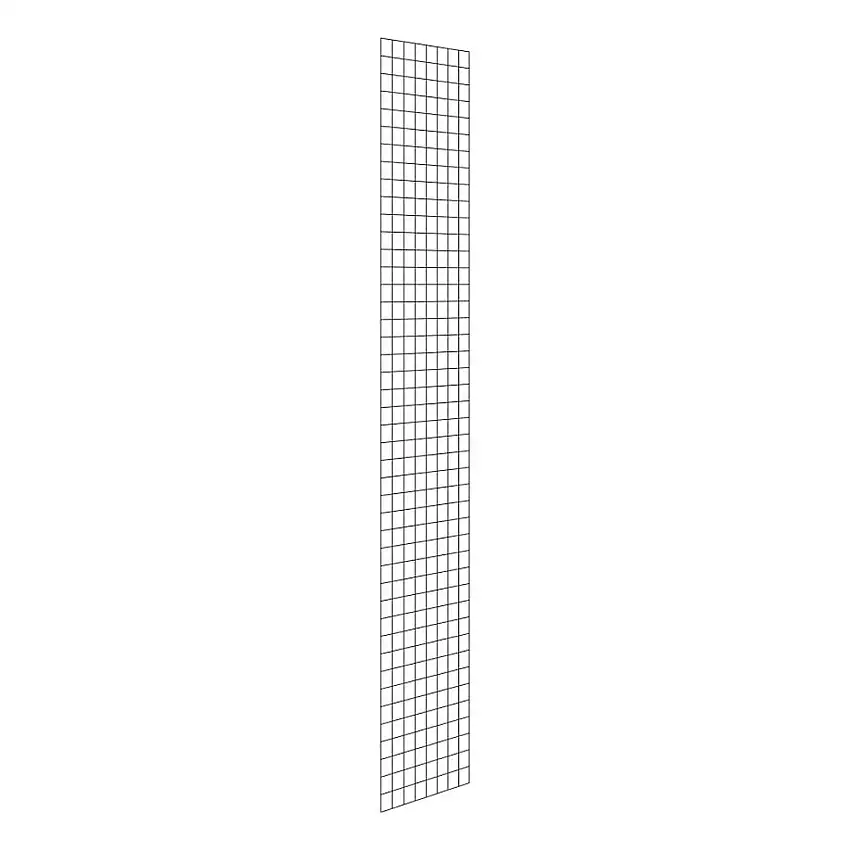 Gitter-Seitenwand für Fachbodenregale Stecksystem MAGNUS Made in Germany | passend zu HxT 200x40cm | Masche 5x5cm | Stärke 2,4mm | Verzinkt