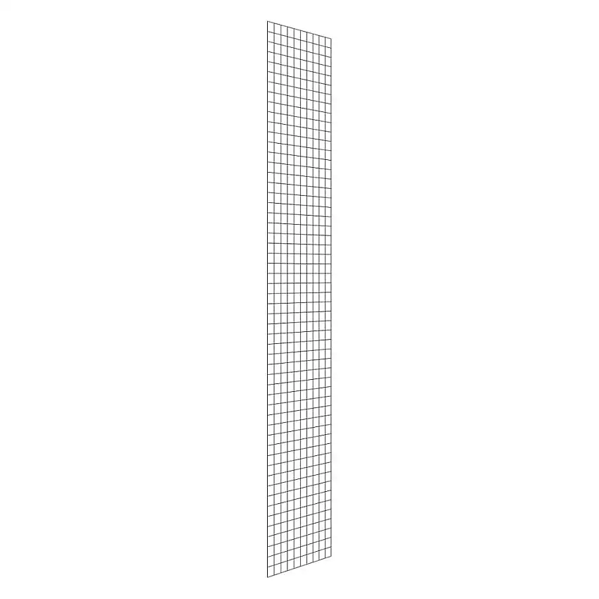 Gitter-Seitenwand für Fachbodenregale Stecksystem MAGNUS Made in Germany | passend zu HxT 250x50cm | Masche 5x5cm | Stärke 2,4mm | Verzinkt