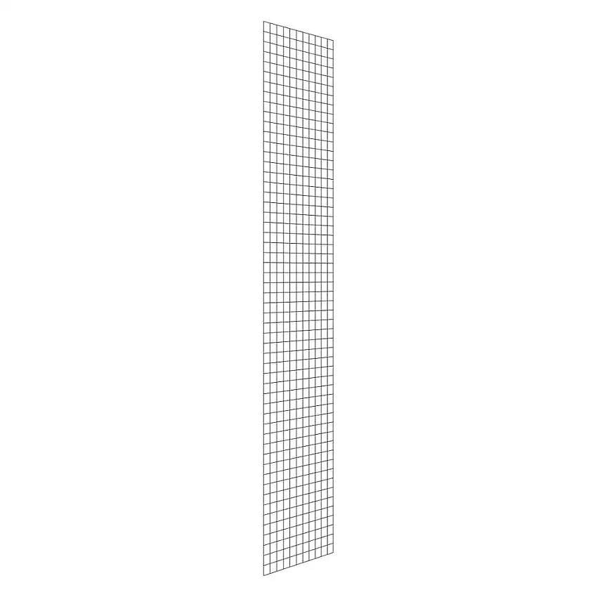 Gitter-Seitenwand für Fachbodenregale Stecksystem MAGNUS Made in Germany | passend zu HxT 250x60cm | Masche 5x5cm | Stärke 2,4mm | Verzinkt