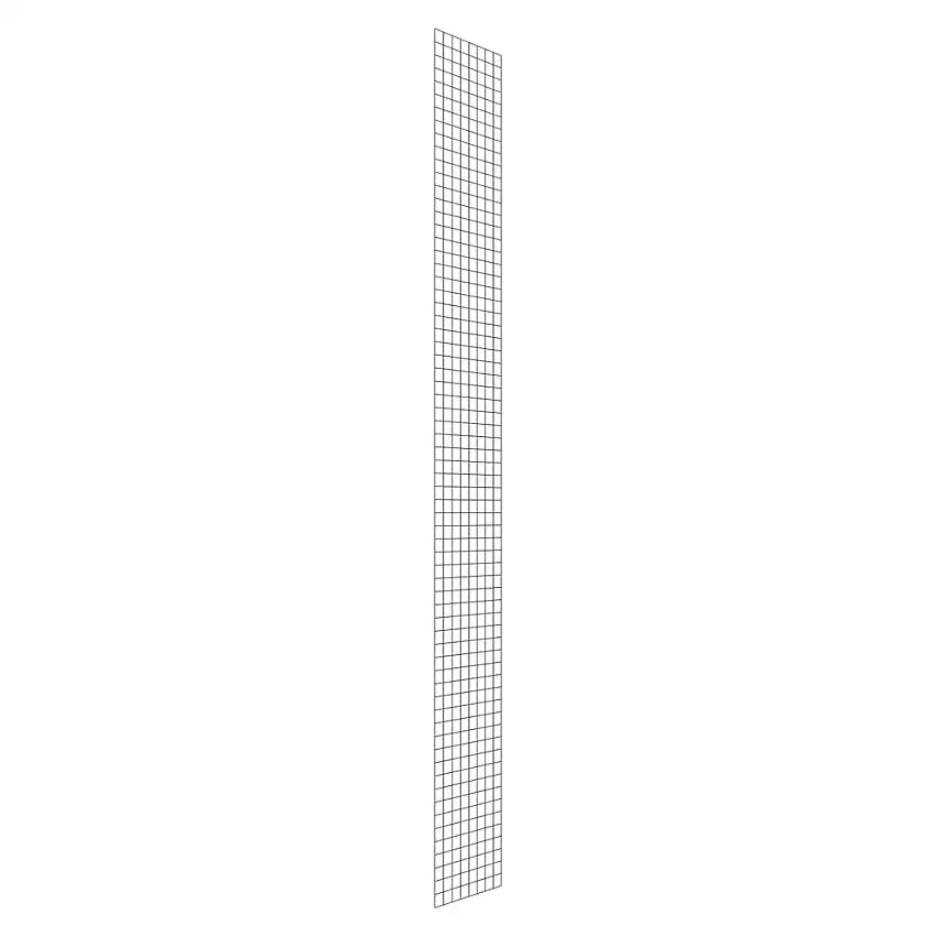 Gitter-Seitenwand für Fachbodenregale Stecksystem MAGNUS Made in Germany | passend zu HxT 300x40cm | Masche 5x5cm | Stärke 2,4mm | Verzinkt
