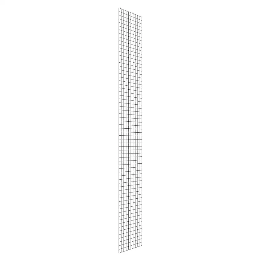 Gitter-Seitenwand für Fachbodenregale Stecksystem MAGNUS Made in Germany | passend zu HxT 300x50cm | Masche 5x5cm | Stärke 2,4mm | Verzinkt