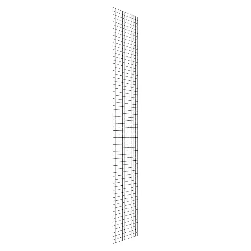 Gitter-Seitenwand für Fachbodenregale Stecksystem MAGNUS Made in Germany | passend zu HxT 300x60cm | Masche 5x5cm | Stärke 2,4mm | Verzinkt