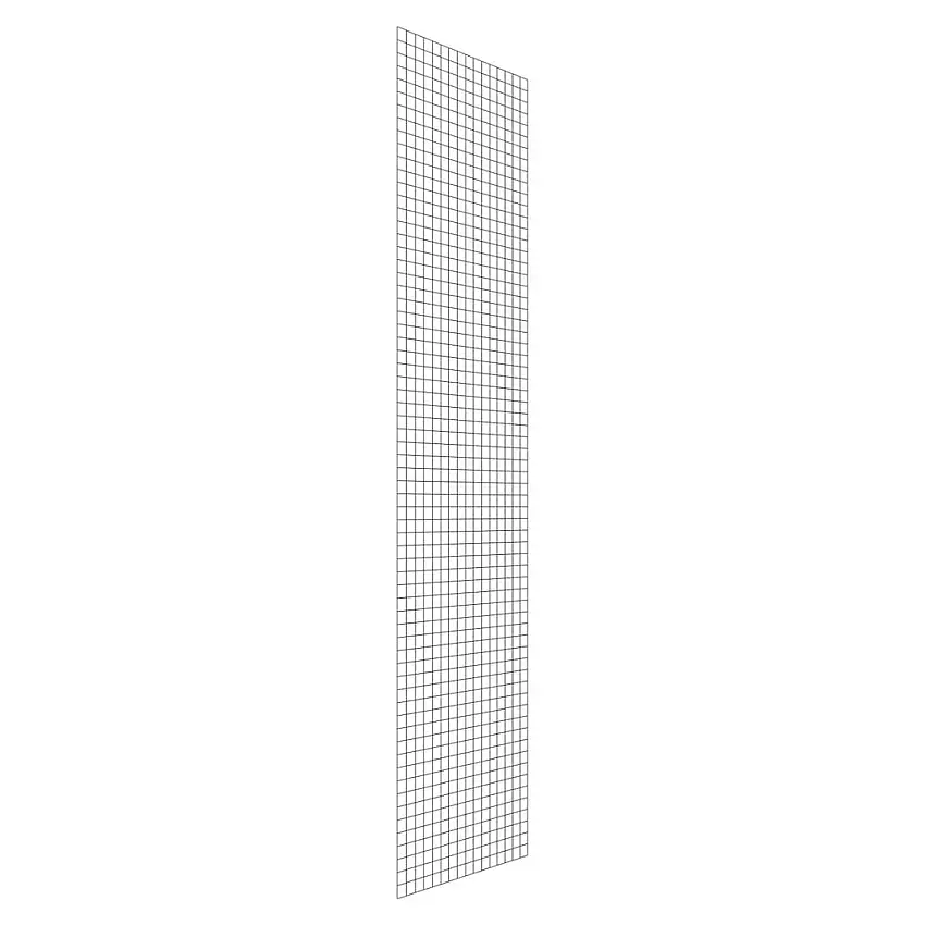 Gitter-Seitenwand für Fachbodenregale Stecksystem MAGNUS Made in Germany | passend zu HxT 300x80cm | Masche 5x5cm | Stärke 2,4mm | Verzinkt