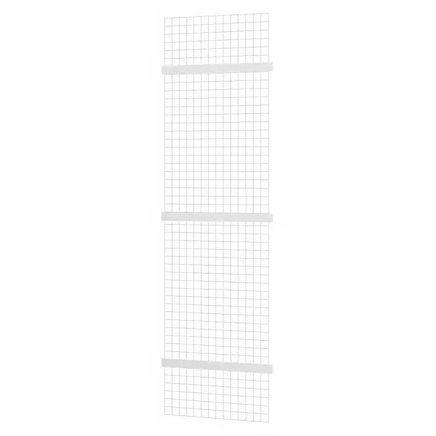 Gitter-Rückwand für Fachbodenregale Stecksystem MAGNUS Made in Germany | passend zu HxB 250x75cm | Masche 5x5cm | Stärke 2,4mm | Verzinkt