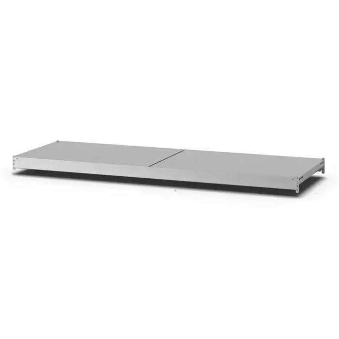 Zusatzebene für Weitspannregal Stecksystem MAGNUS Made in Germany | BxT 200x50cm | Fachlast 350kg | Stahlplatten-Fachboden | Verzinkt