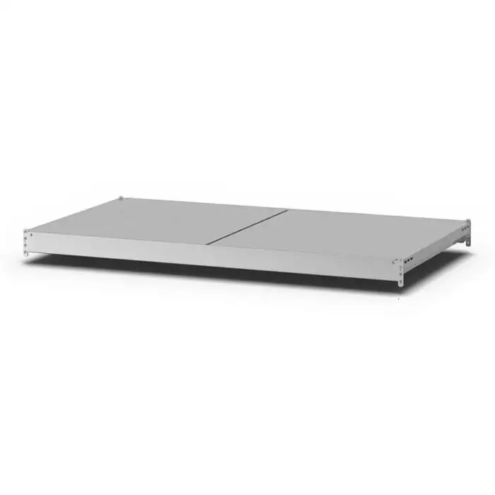 Zusatzebene für Weitspannregal Stecksystem MAGNUS Made in Germany | BxT 150x60cm | Fachlast 350kg | Stahlplatten-Fachboden | Verzinkt
