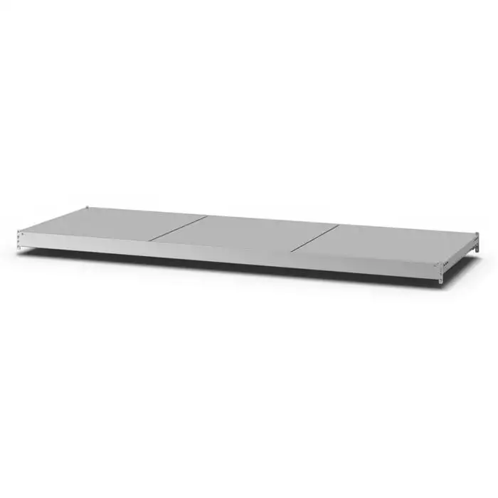 Zusatzebene für Weitspannregal Stecksystem MAGNUS Made in Germany | BxT 225x60cm | Fachlast 350kg | Stahlplatten-Fachboden | Verzinkt