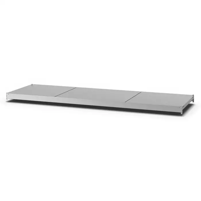 Zusatzebene für Weitspannregal Stecksystem MAGNUS Made in Germany | BxT 250x60cm | Fachlast 350kg | Stahlplatten-Fachboden | Verzinkt