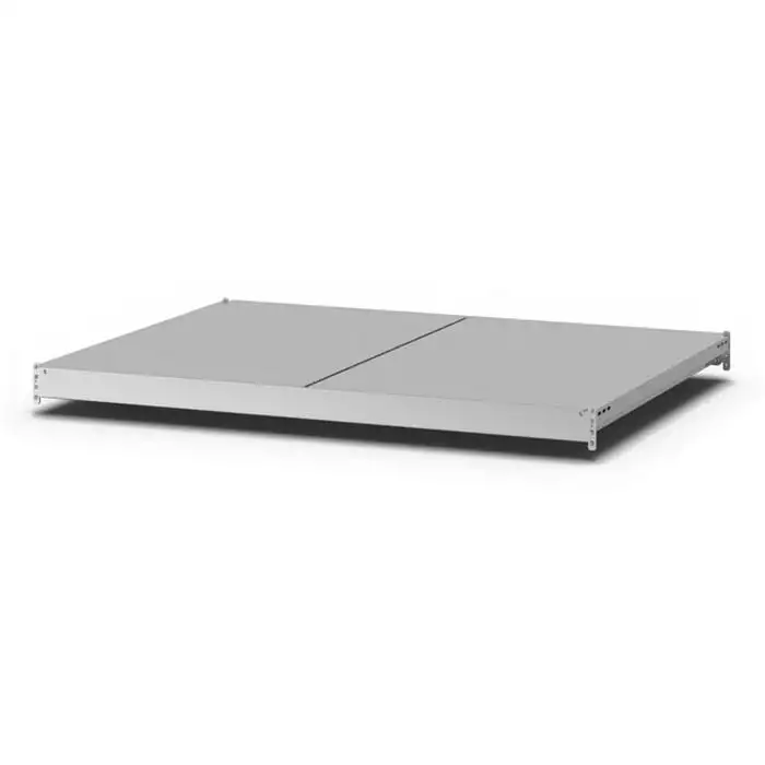 Zusatzebene für Weitspannregal Stecksystem MAGNUS Made in Germany | BxT 150x80cm | Fachlast 350kg | Stahlplatten-Fachboden | Verzinkt