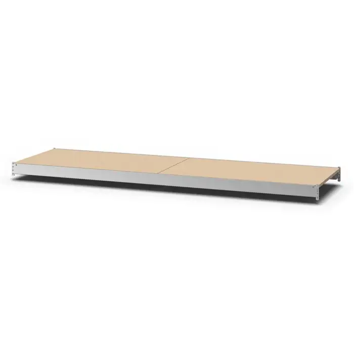 Zusatzebene für Weitspannregal Stecksystem MAGNUS Made in Germany | BxT 225x50cm | Fachlast 350kg | Spanplatten-Fachboden | Verzinkt