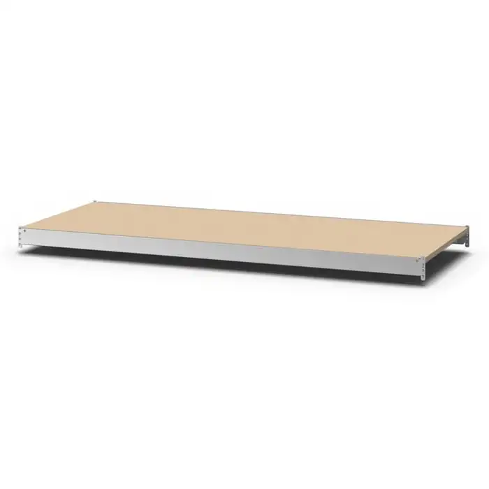 Zusatzebene für Weitspannregal Stecksystem MAGNUS Made in Germany | BxT 200x60cm | Fachlast 350kg | Spanplatten-Fachboden | Verzinkt