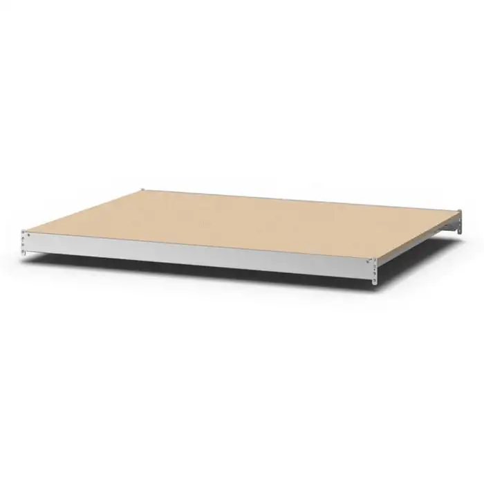 Zusatzebene für Weitspannregal Stecksystem MAGNUS Made in Germany | BxT 150x80cm | Fachlast 350kg | Spanplatten-Fachboden | Verzinkt