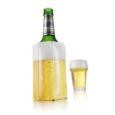 Kühlmanschette Bier Vacu Vin J-Hook Gelb