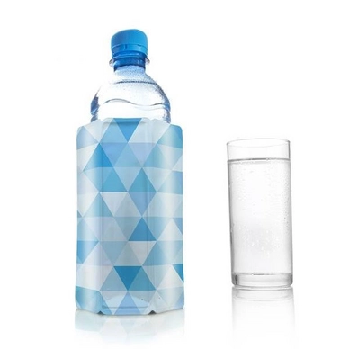Kühlmanschette Vacu Vin J-Hook Diamond Blau