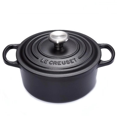 Bräter Le Creuset Signature Matt Schwarz 18 cm
